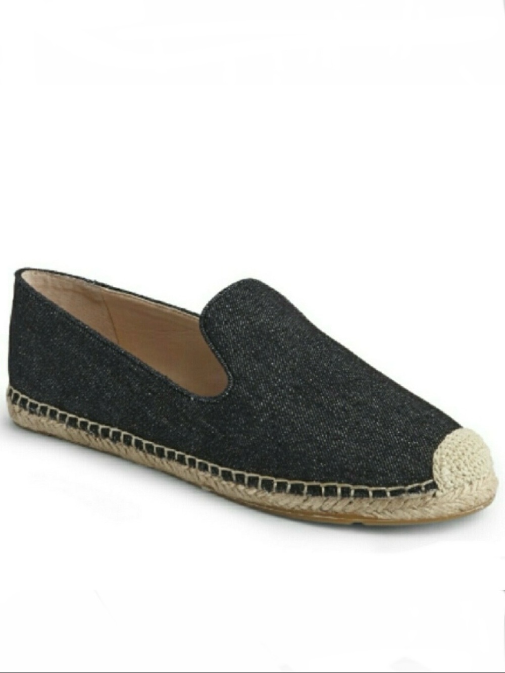 Vince Camuto denim espadrille slip on flats o women’s Size 8B